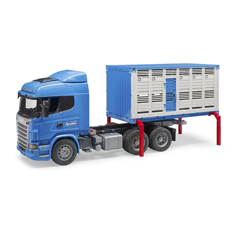 Camion miniature BETAILLERE SCANIA 3549 BRUDER 1/16