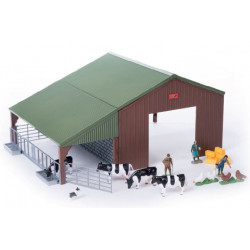 Hangar avec animaux et personnage 43139 Britains 1/32