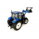 TRACTEUR NEW HOLLAND T5.120 Chargeur 740 TL UH4958 UNIVERSAL HOBBIES 1/32