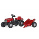 TRACTEUR A PEDALE RollyKid MASSEY FERGUSON REMORQUE 012305 ROLLY TOYS