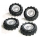 4 pneus gonflés pour tracteurs FarmTrac 409181 ROLLY TOYS