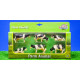 6 Vaches HOLSTEIN 570009 Kids Globe Farming 1/32