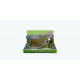 Ratelier + 1 Vache HOLSTEIN + 1 balle 571961 Kids Globe Farming 1/32