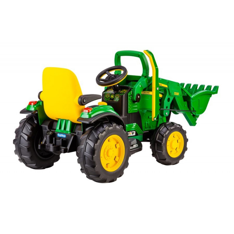 Tracteur John Deere 6V Peg Perego : King Jouet, Voitures électriques Peg  Perego - Jeux d'extérieur