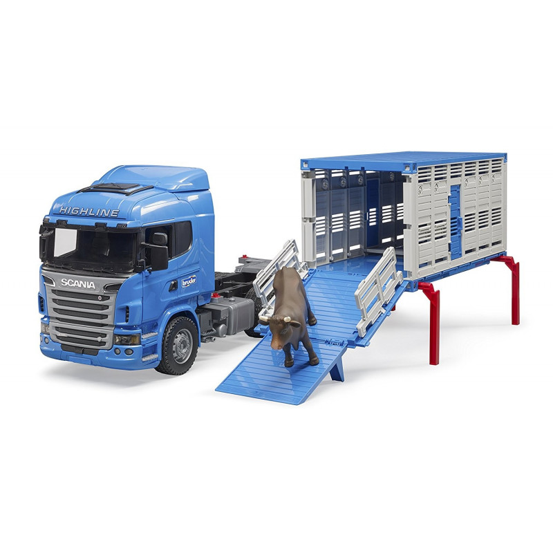 Camion miniature BETAILLERE SCANIA 3549 BRUDER 1/16