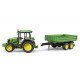 Tracteur miniature JOHN DEERE 5115M Remorque BRUDER