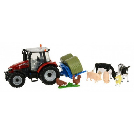 TRACTEUR MINIATURE MASSEY FERGUSON 5612 accessoires BRITAINS 43205