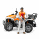 QUAD ORANGE + Personnage BRUDER 63000