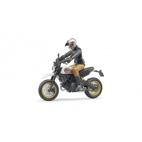 Moto Ducati Desert Sled avec Motard 63051 BRUDER