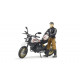 Moto Ducati Desert Sled avec Motard 63051 BRUDER