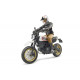 Moto Ducati Desert Sled avec Motard 63051 BRUDER