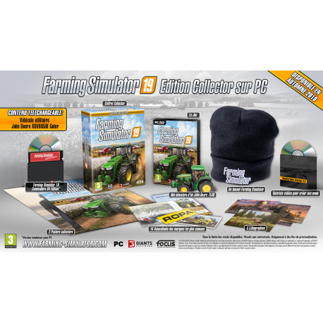 COFFRET COLLECTOR JEU PC FARMING SIMULATOR 2019 CD00411