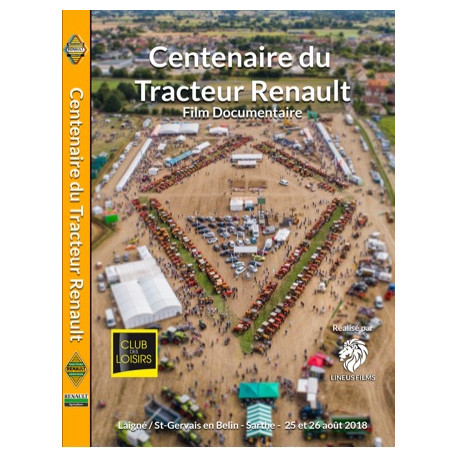 DVD 100 ANS du TRACTEUR RENAULT CD00406