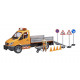 Camion MERCEDES-BENZ COMMUNAL + accessoires 2677 BRUDER