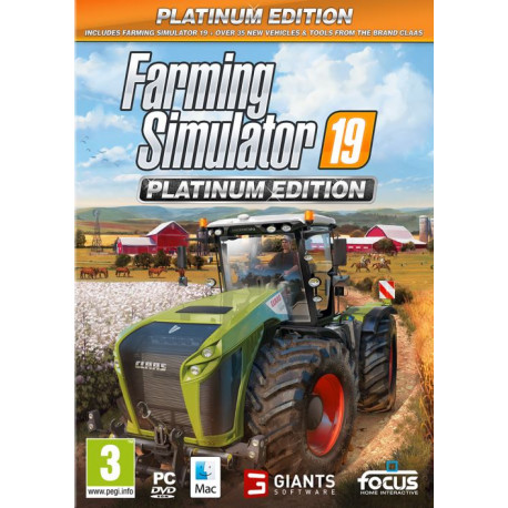 JEU PC FARMING SIMULATOR PLATINIUM 2019 CD00420