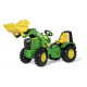 Tracteur à pédales X-Trac Prémium JOHN DEERE 8400R + pelle 651047 ROLLY TOYS