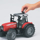 MASSEY FERGUSON 7480 + REMORQUE 2045 BRUDER 1/16