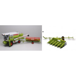 MOISSONNEUSE CLAAS DOMINATOR 88 Maxi RE170 + Cueilleur maïs CLAAS R131C REPLICAGRI