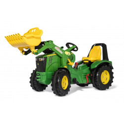 Tracteur à pédales X-Trac Prémium JOHN DEERE 8400R + pelle + vitesse + frein 651078