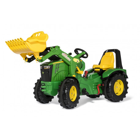 Tracteur à pédales X-Trac Prémium JOHN DEERE 8400R + pelle + vitesse + frein 651078