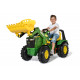 Tracteur à pédales X-Trac Prémium JOHN DEERE 8400R + pelle + vitesse + frein 651078