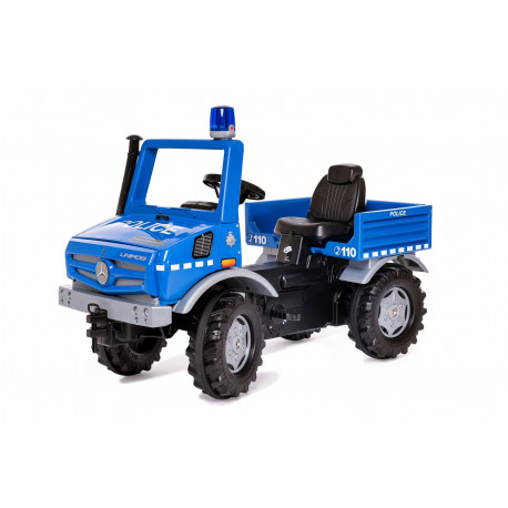 TRACTEUR A PEDALES UNIMOG POLICE 2020 038251 ROLLY TOYS