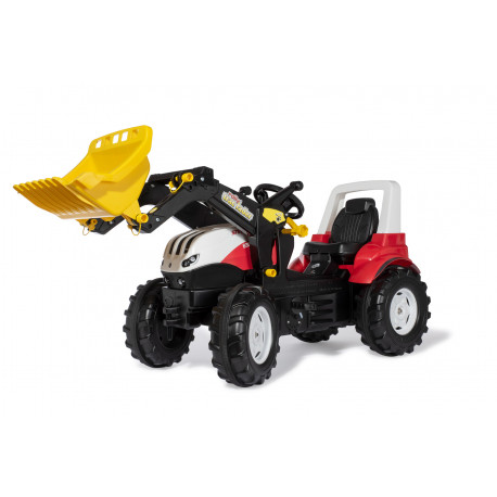 TRACTEUR A PEDALES STEYR CVT 6300 PELLE 730001 ROLLY TOYS