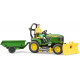 Tracteur tondeuse JOHN DEERE X949 et son personnage 62104 BRUDER