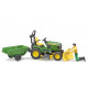 Tracteur tondeuse JOHN DEERE X949 et son personnage 62104 BRUDER