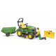 Tracteur tondeuse JOHN DEERE X949 et son personnage 62104 BRUDER