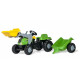 TRACTEUR A PEDALES RollyKid vert remorque et pelle 023134 ROLLY TOYS