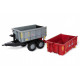 Remorque porte-container double 123933 ROLLY TOYS