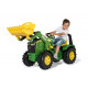 Tracteur à pédales X-Trac Prémium JOHN DEERE 8400R + pelle 651047 ROLLY TOYS