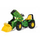 Tracteur à pédales X-Trac Prémium JOHN DEERE 8400R + pelle 651047 ROLLY TOYS