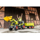 Tracteur à pédales X-Trac Prémium CLAAS AXION 950 + pelle 651092 ROLLY TOYS