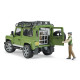 Miniature LAND ROVER Defender et son chasseur 2587 BRUDER