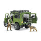 Miniature LAND ROVER Defender et son chasseur 2587 BRUDER