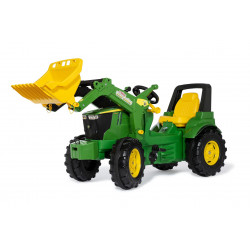 TRACTEUR A PEDALES JOHN DEERE FarmTrac 7310R + pelle 710300 ROLLY TOYS
