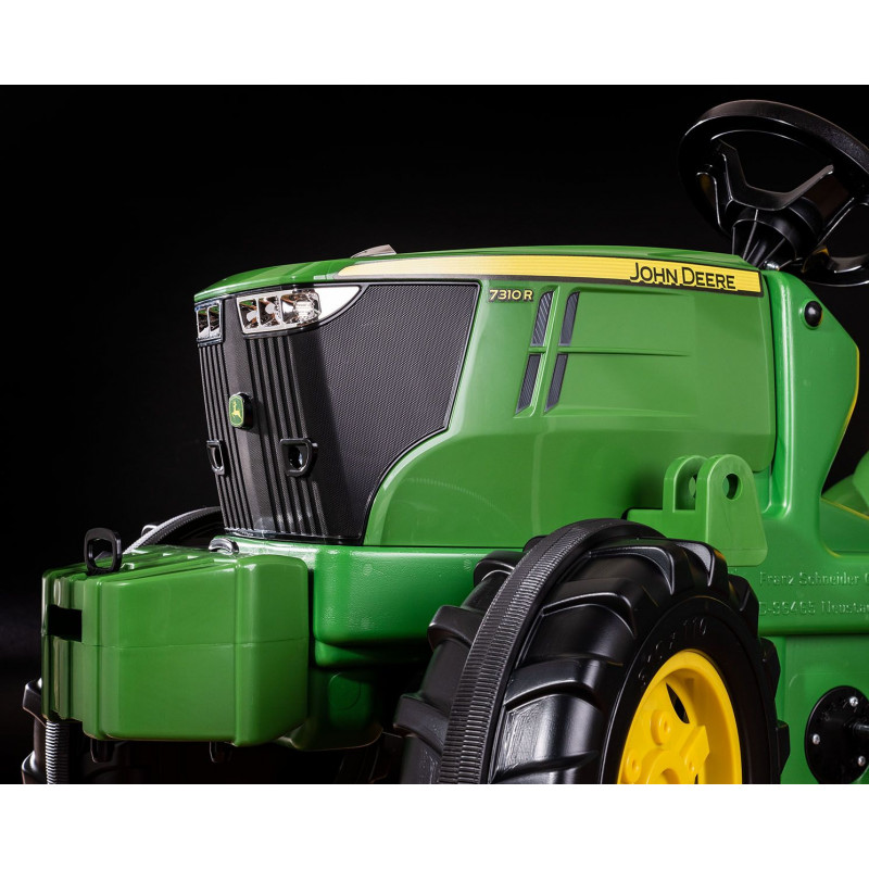 TRACTEUR A PEDALE JOHN DEERE FarmTrac Prémium 7310R + pelle 710300 ROLLY TOYS