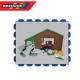 Hangar avec animaux et tracteur CASE 47019 Britains 1/32