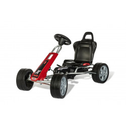 KARTING 3-8 ans avec roues F1 X-RACER rouge et gris FERBEDO 104000