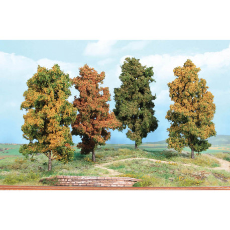 4 Arbres automne 18cm K2001