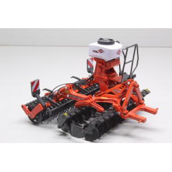 Déchaumeur miniature KUHN OPTIMER + 303 et trémie SH 201 REPLICAGRI REP251