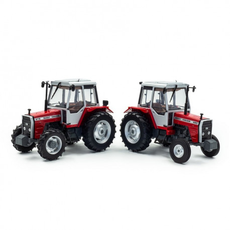 TRACTEURS MASSEY FERGUSON 675 4wd + 690 2wd H7121 UNIVERSAL HOBBIES 1/32