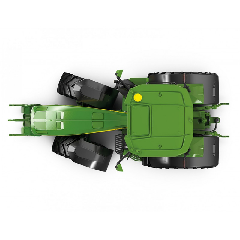 WIKING 077859 Tracteur Miniature John Deere 8R 410, 1:32, métal/plastique,  à partir de 14 ans, multiples fonctions, capot ouvrable, bras supérieur et