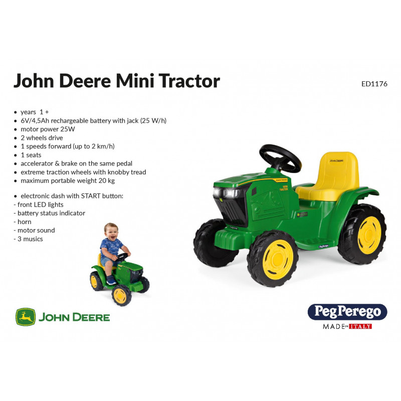 JOHN DEERE MINI TRACTEUR 