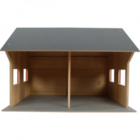 Ferme étable avec hangar en bois jouet Kids Globe 610200 remplace 610409