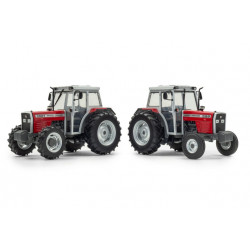 TRACTEURS MASSEY FERGUSON 390 4wd + 398 2wd H7122 UNIVERSAL HOBBIES 1/32