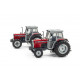 TRACTEURS MASSEY FERGUSON 390 4wd + 398 2wd H7122 UNIVERSAL HOBBIES 1/32