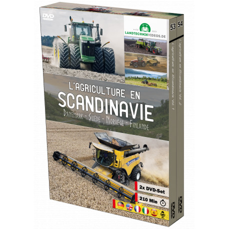 PACK 2 DVD Agriculture en SCANDINAVIE CD00426